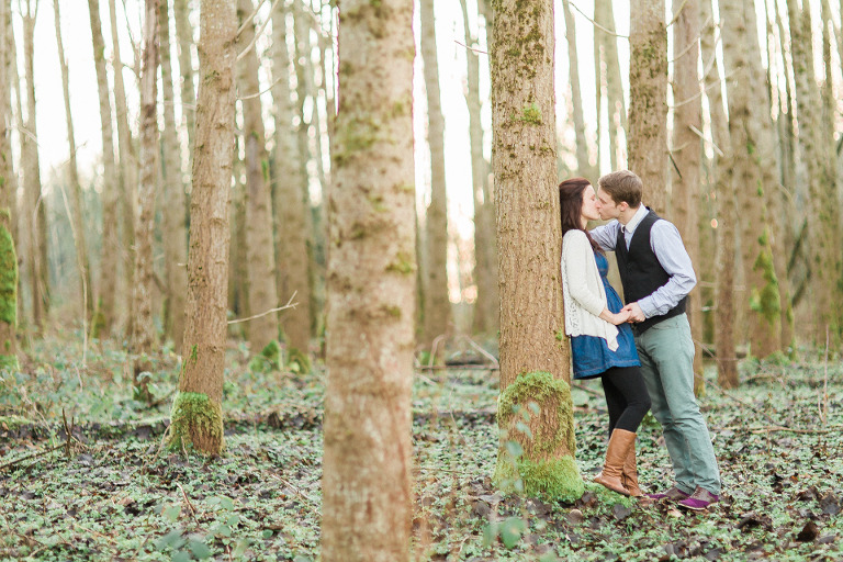 vancouver forest engagement photos