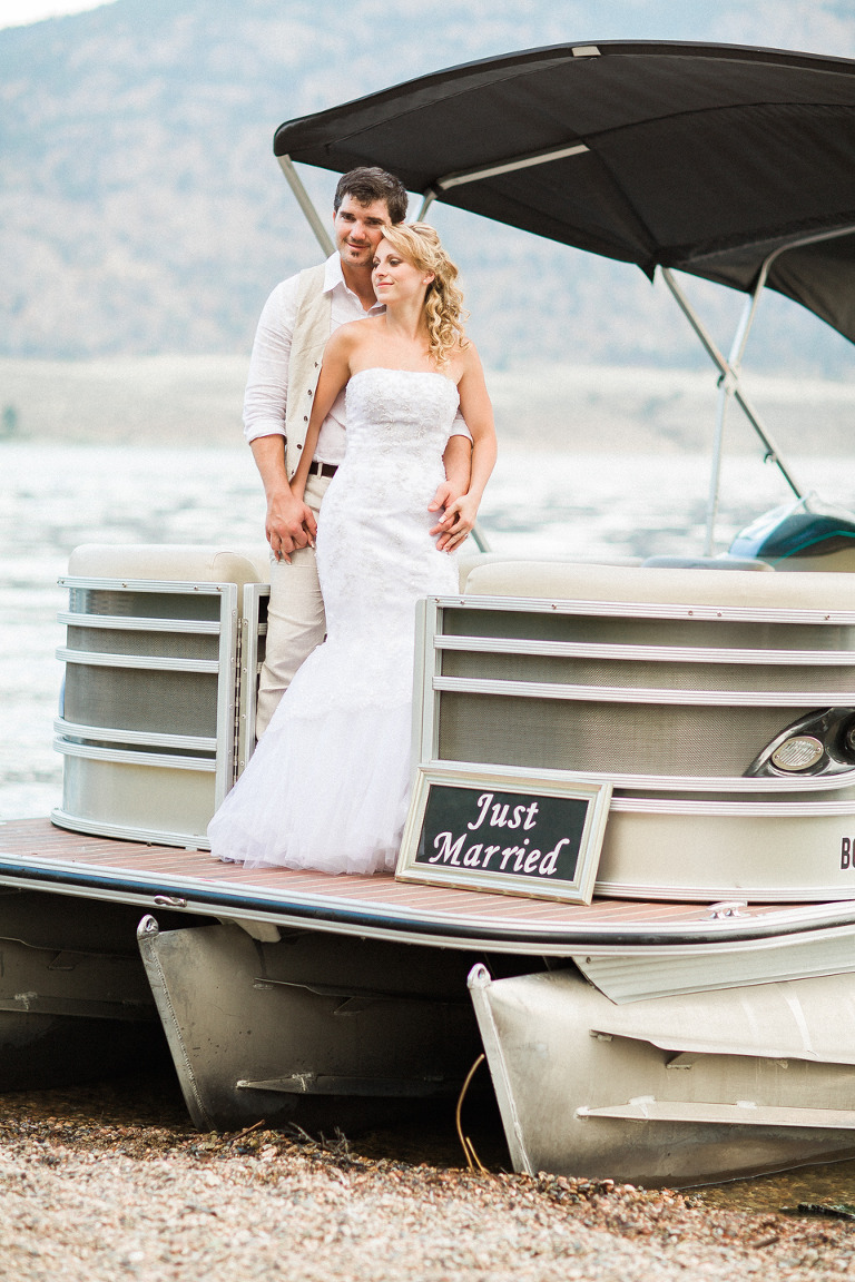 osoyoos pontoon boat wedding