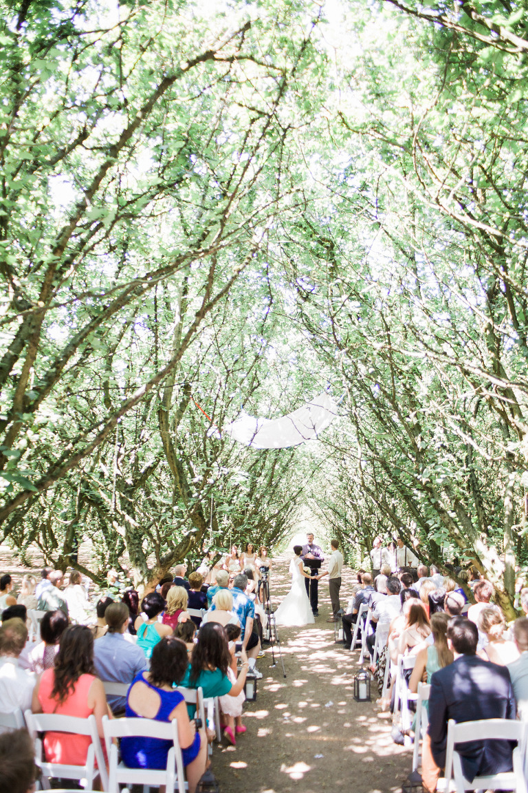 vancouver forest wedding